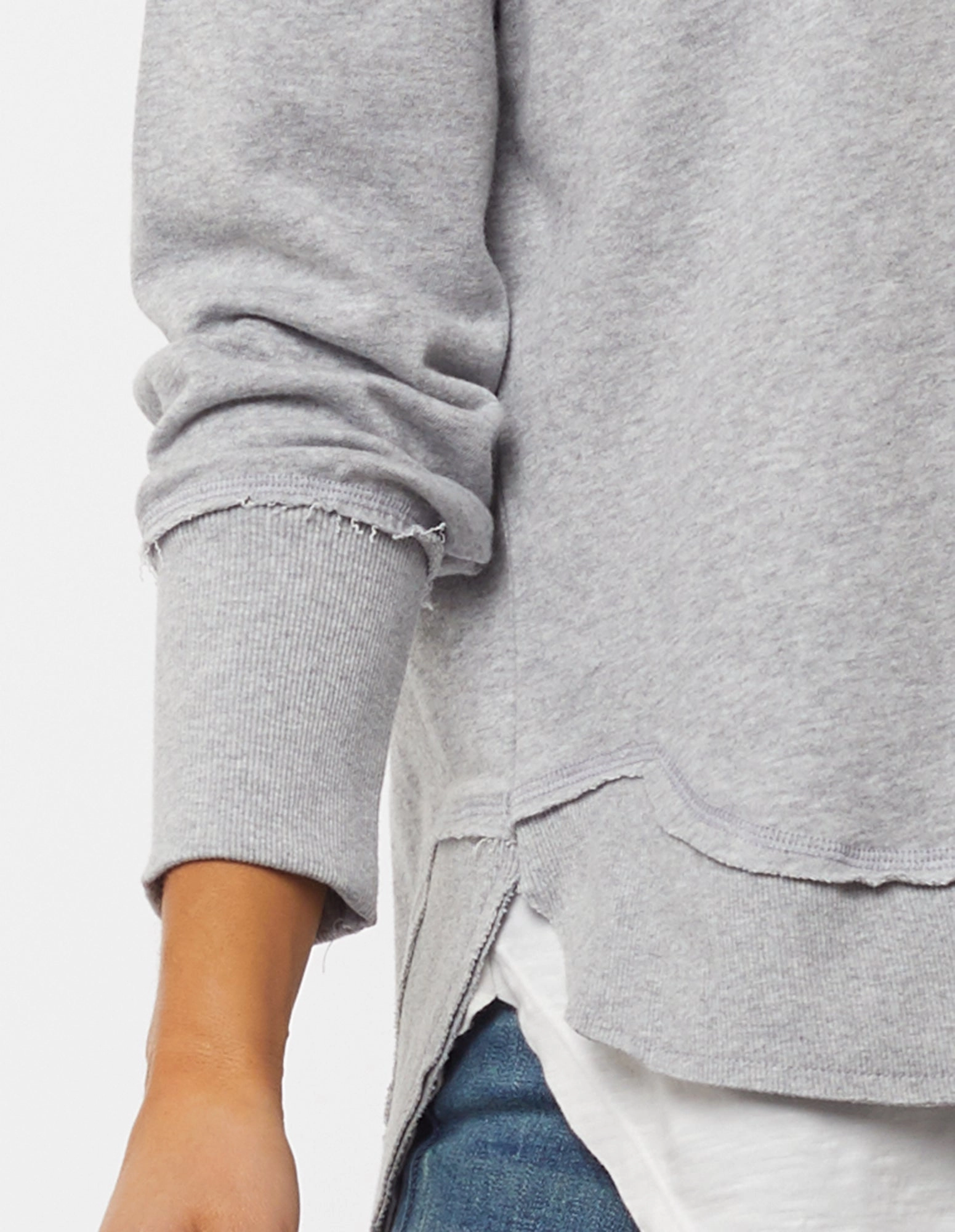 Foxwood Delilah Crew Grey Marle