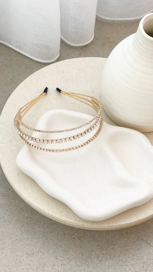 Halsey Headband - Crystal