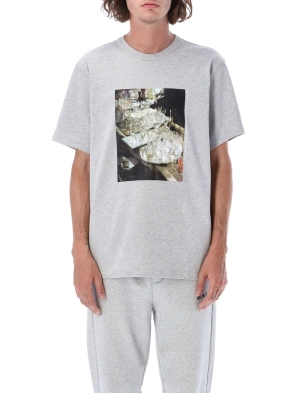 Helmut Lang Vienna Graphic Printed Crewneck T-Shirt