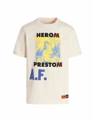 Heron Preston Graphic Printed Crewneck T-Shirt