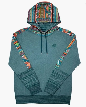 HOOey Ladies Canyon (Teal) - Ladies Sweatshirt