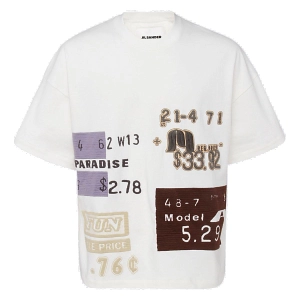 Jil Sander Graphic-Patch T-Shirt