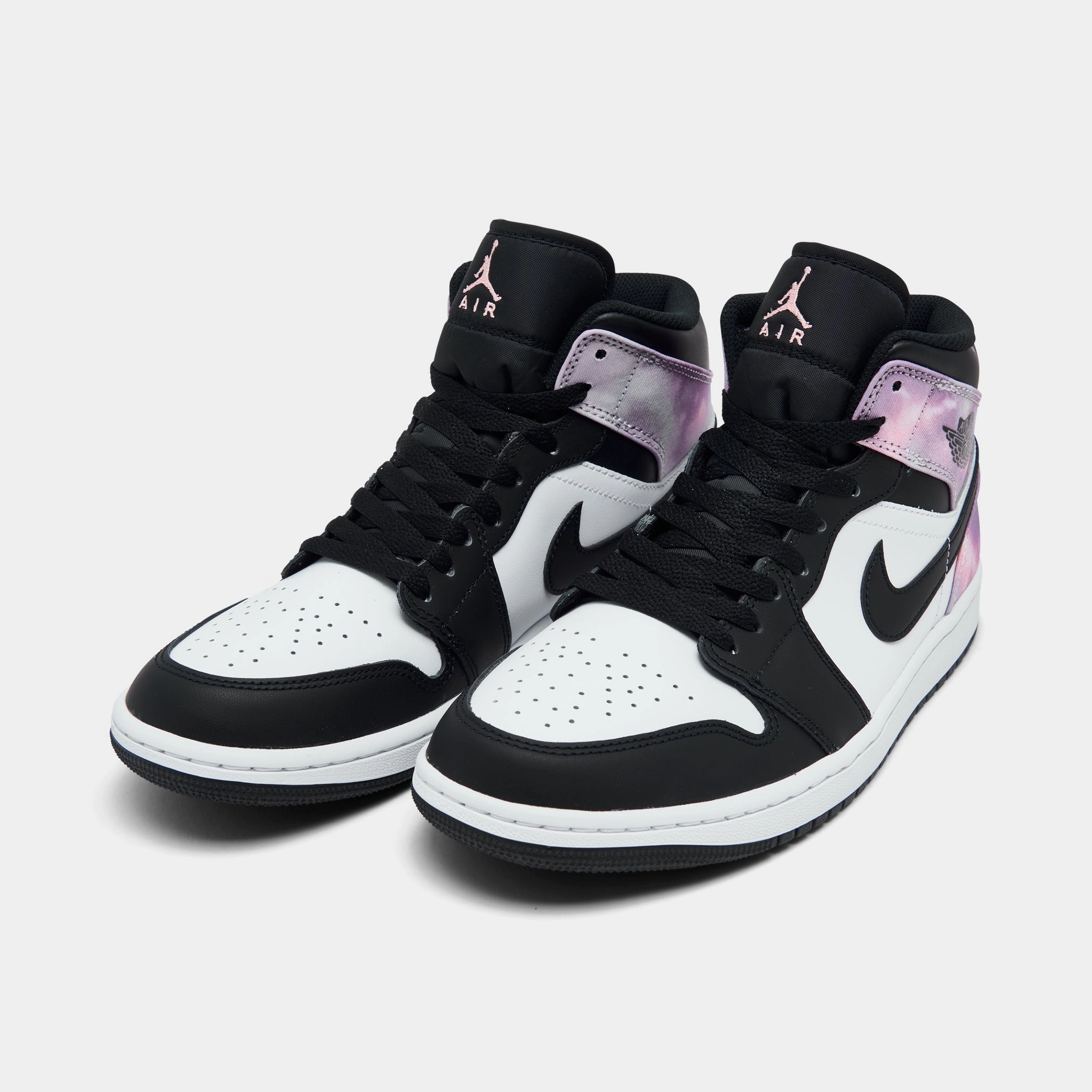 Jordan 1 Mid SE Black / Bleached Coral - White