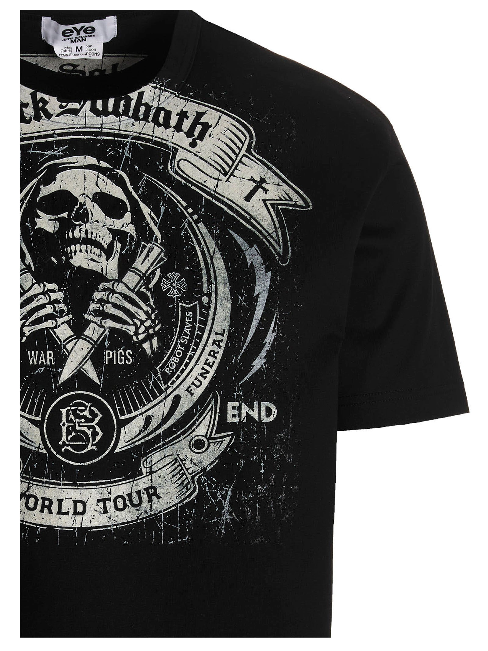 Junya Watanabe Graphic Printed Crewneck T-Shirt