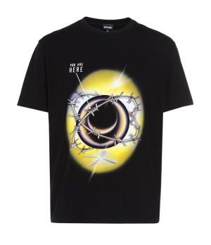 Just Cavalli Graphic Print Crewneck T-Shirt