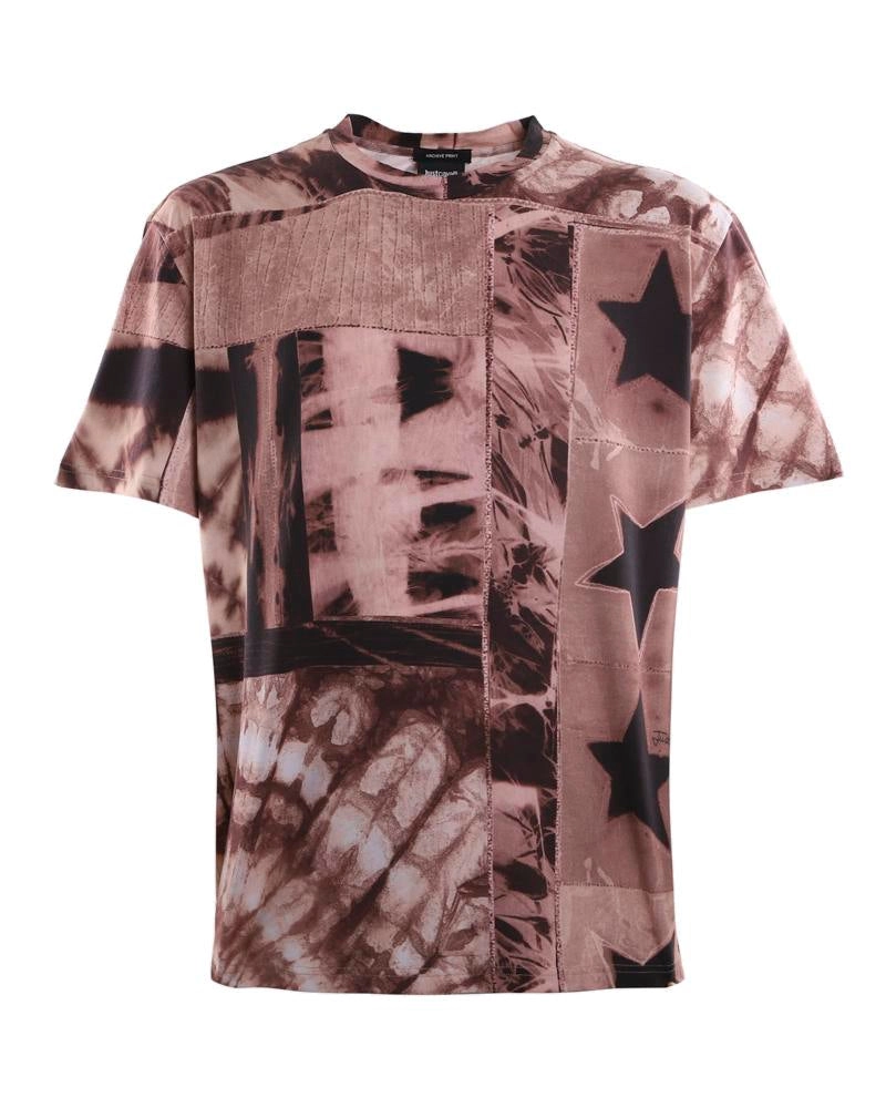 Just Cavalli Graphic Printed Crewneck T-Shirt