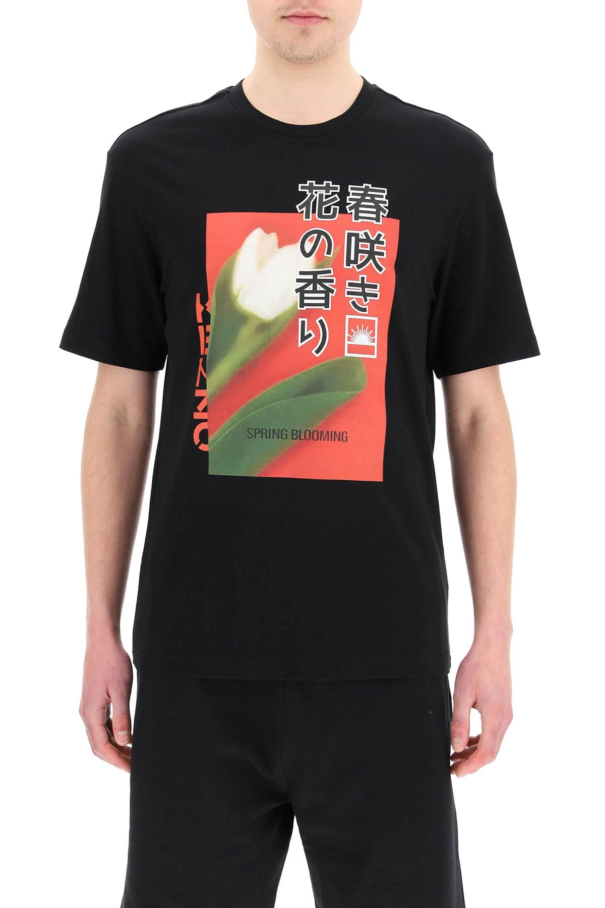Kenzo Graphic Printed Crewneck T-Shirt