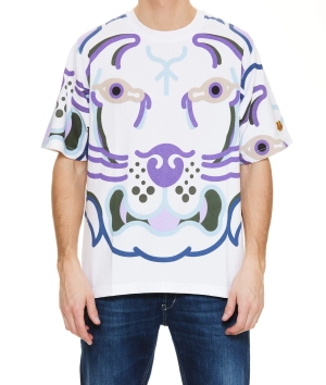 Kenzo K-Tiger Graphic Printed Crewneck T-Shirt