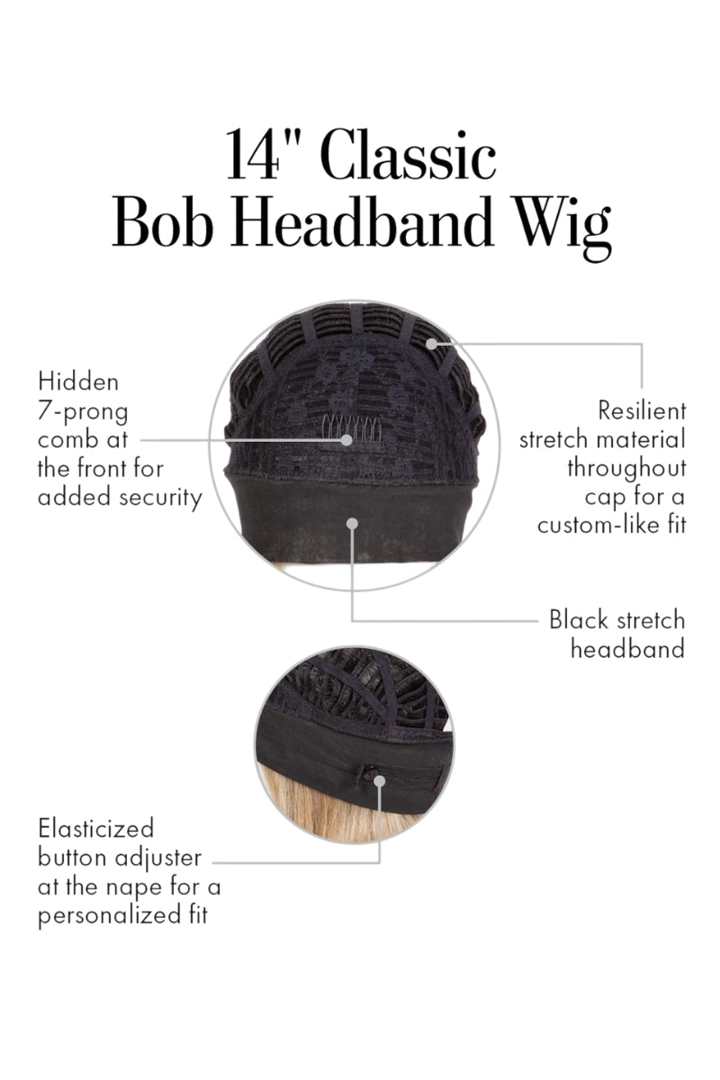 Kim Kimble Extensions - 14" Classic Bob Headband Wig