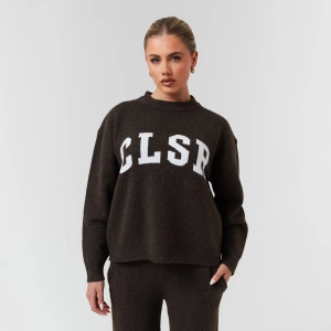Knit Crewneck | Brown Marl
