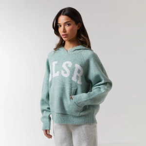 Knit Hoodie | Matcha