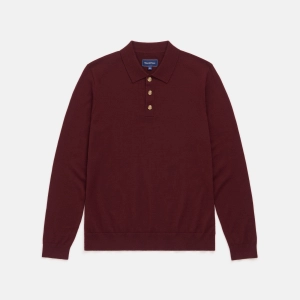 Long Sleeve Polo Sweater