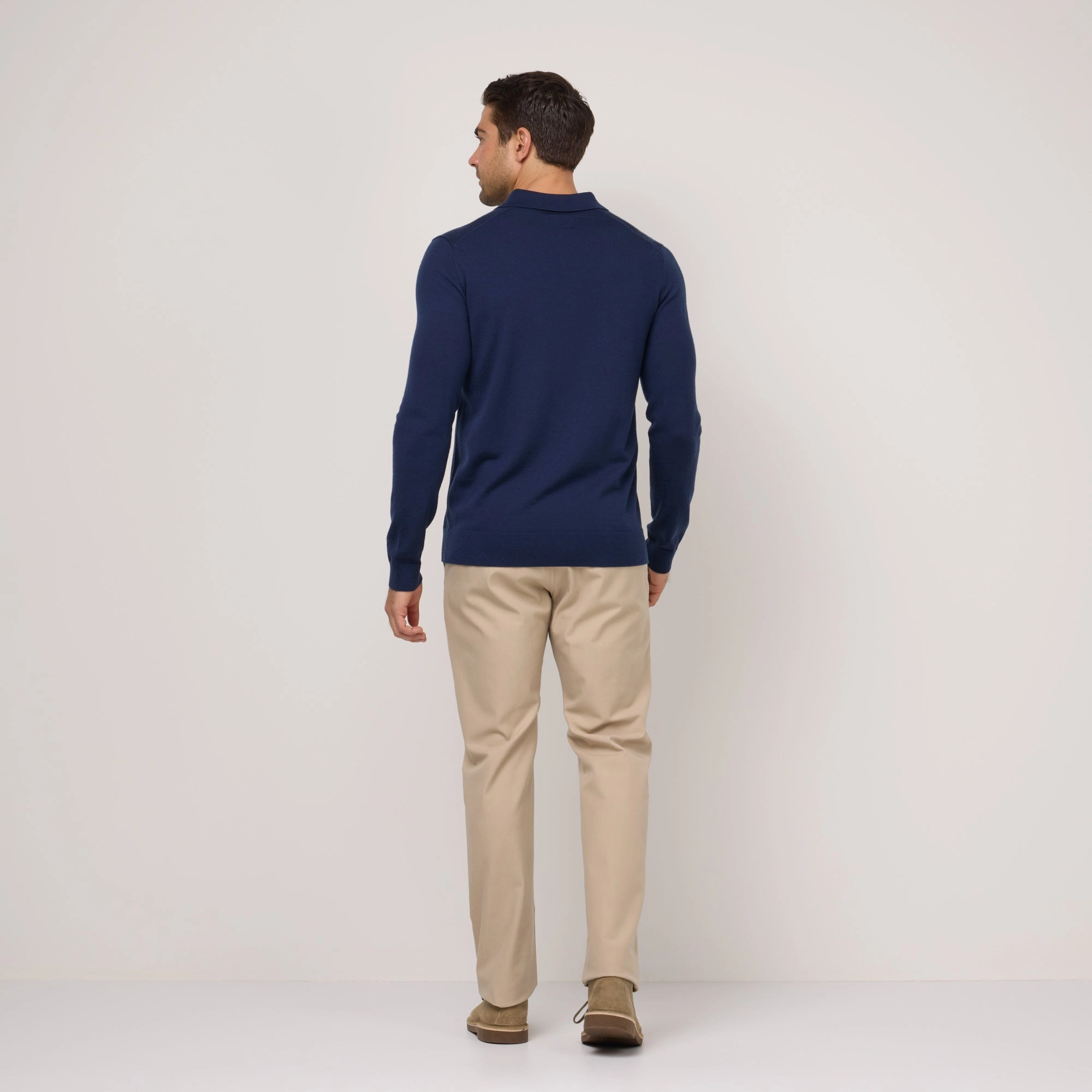Long Sleeve Polo Sweater