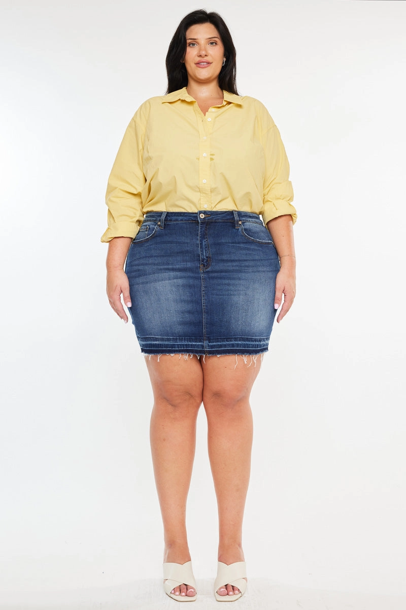 Lou High Rise Skirt (Plus Size)