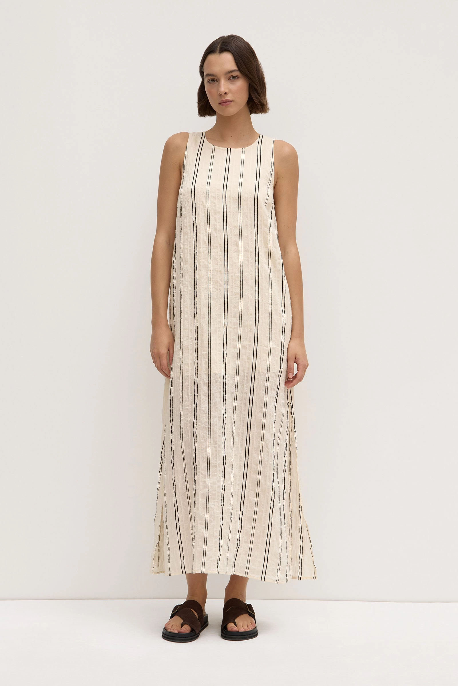 Milos Stripe Maxi Dress