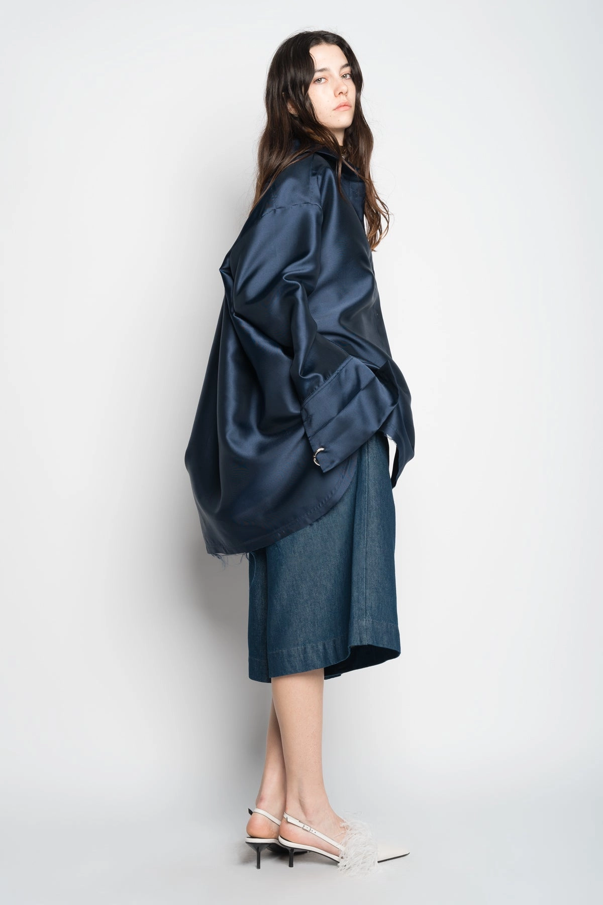 NAVY OVERSHIRT