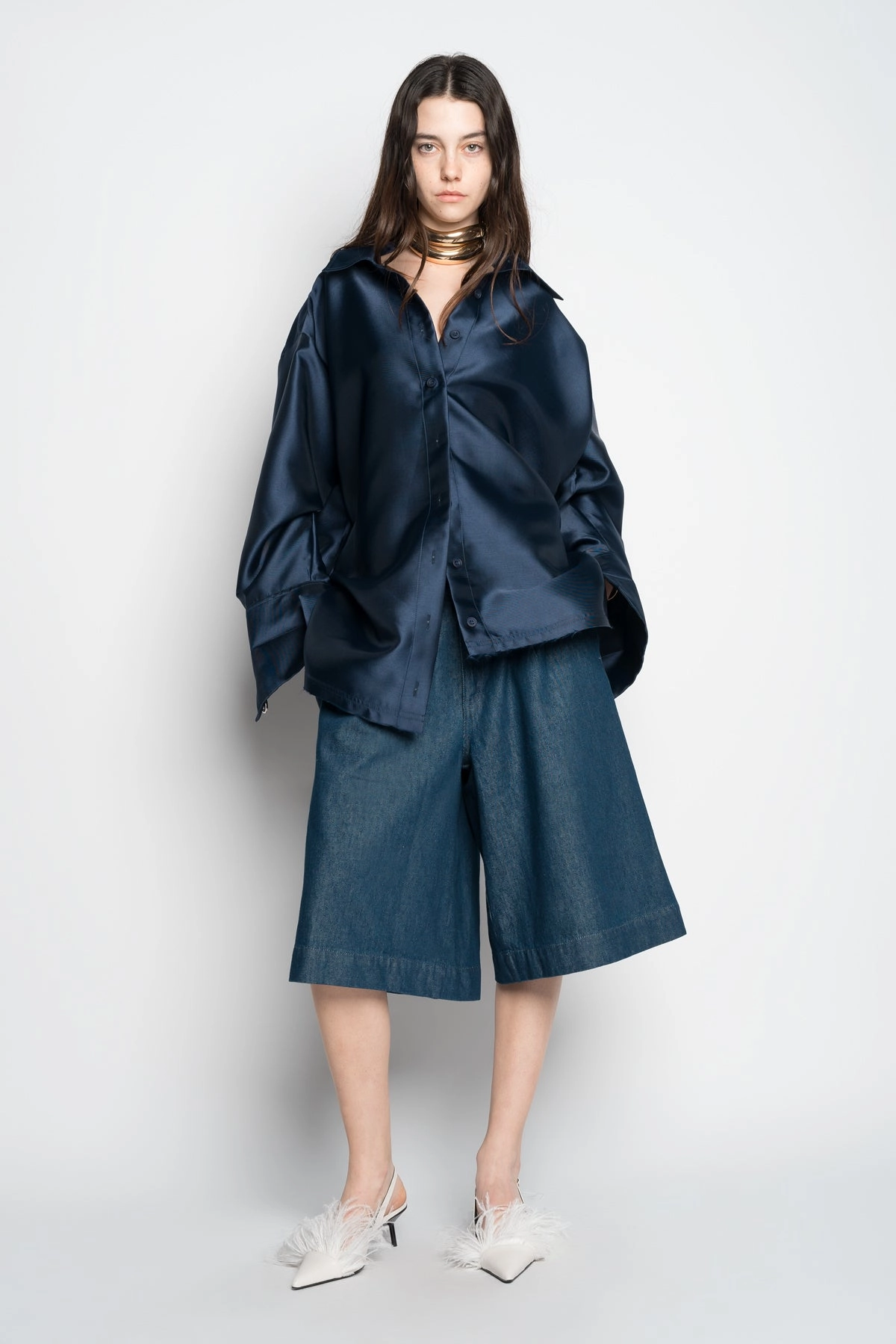 NAVY OVERSHIRT