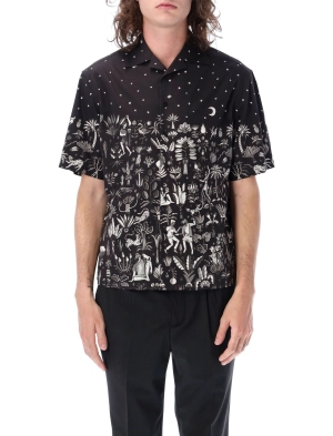 Neil Barrett Graphic Print Short Sleeved Shirt