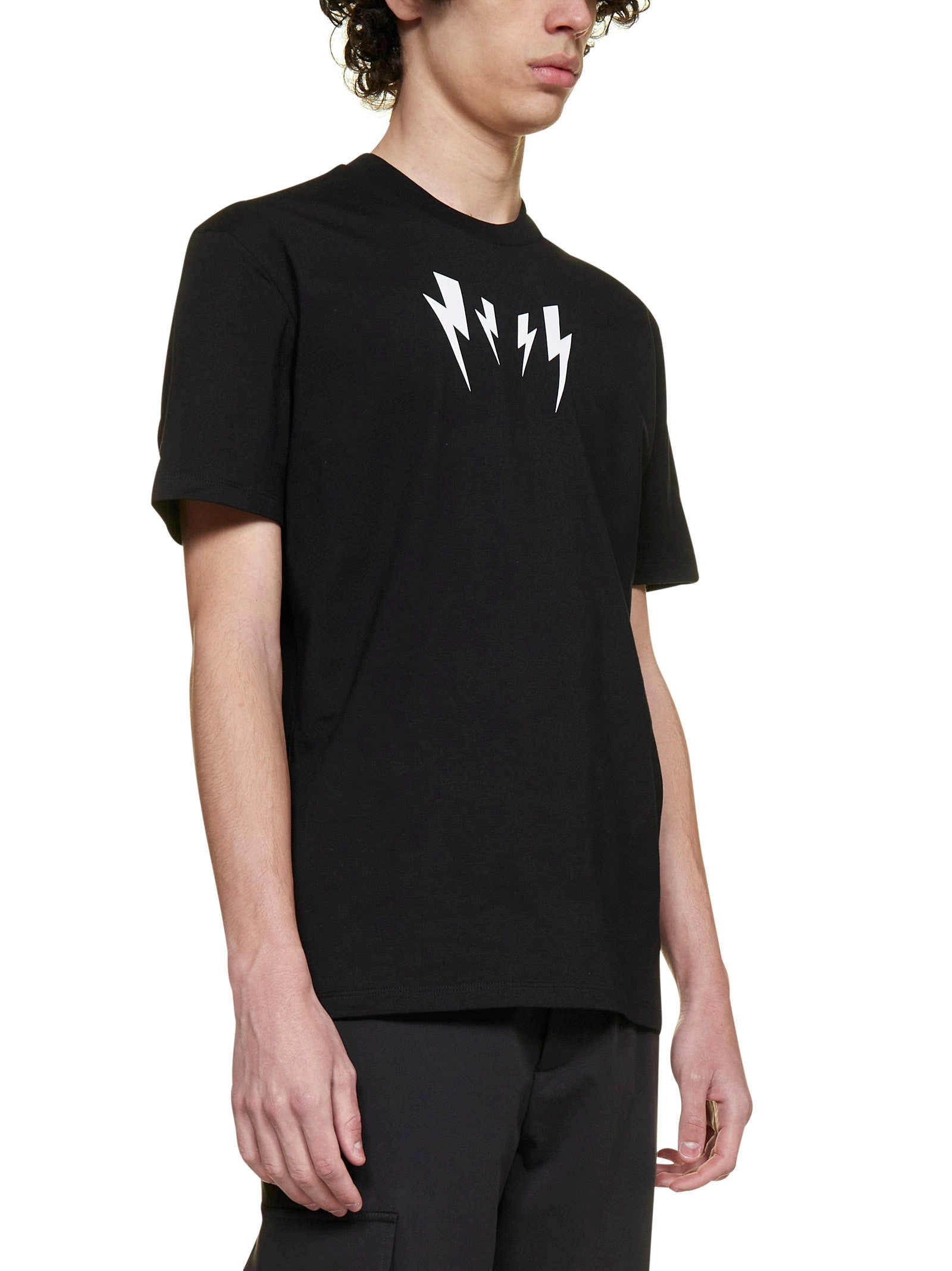 Neil Barrett Graphic Printed Crewneck T-Shirt