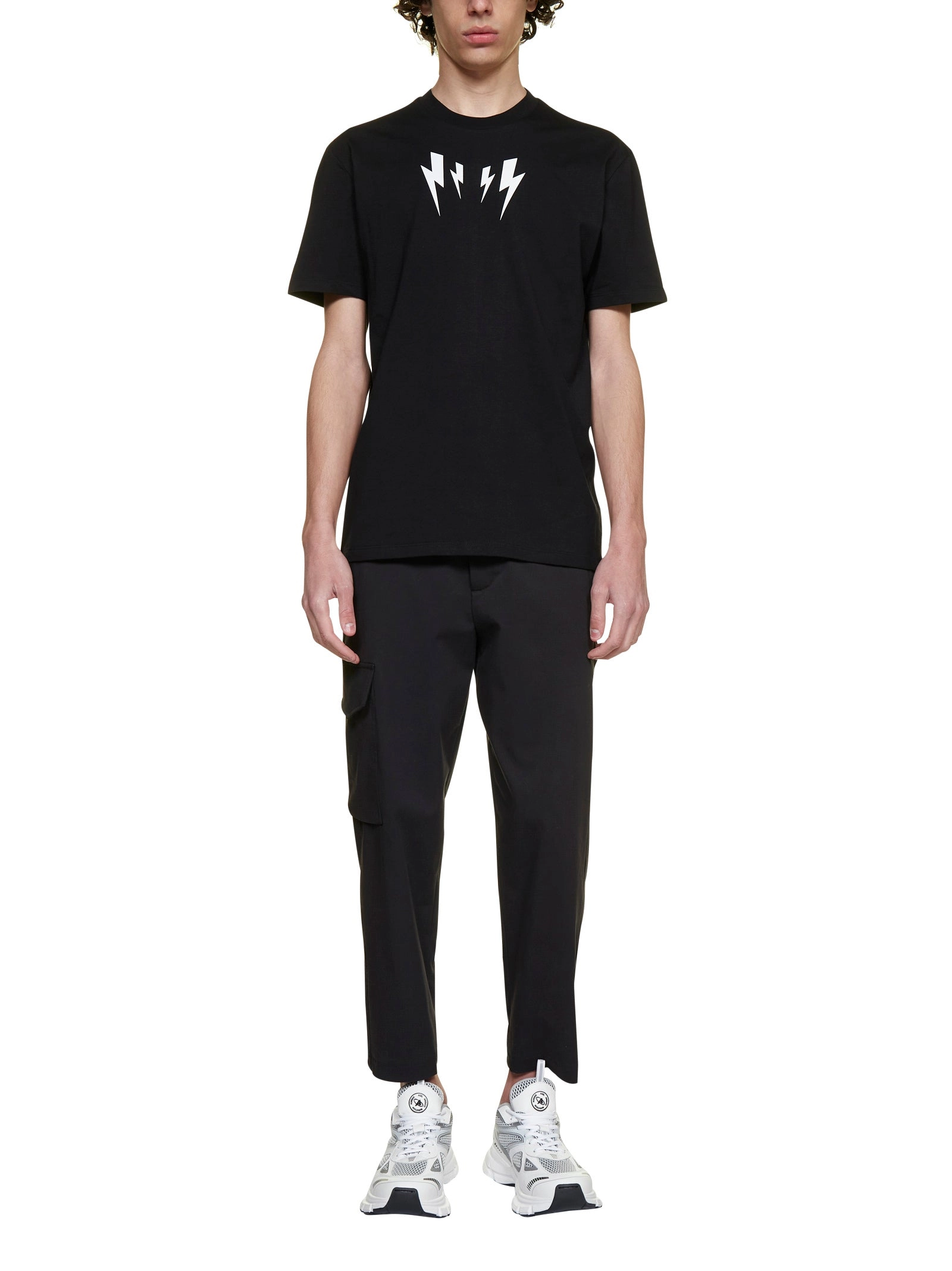Neil Barrett Graphic Printed Crewneck T-Shirt