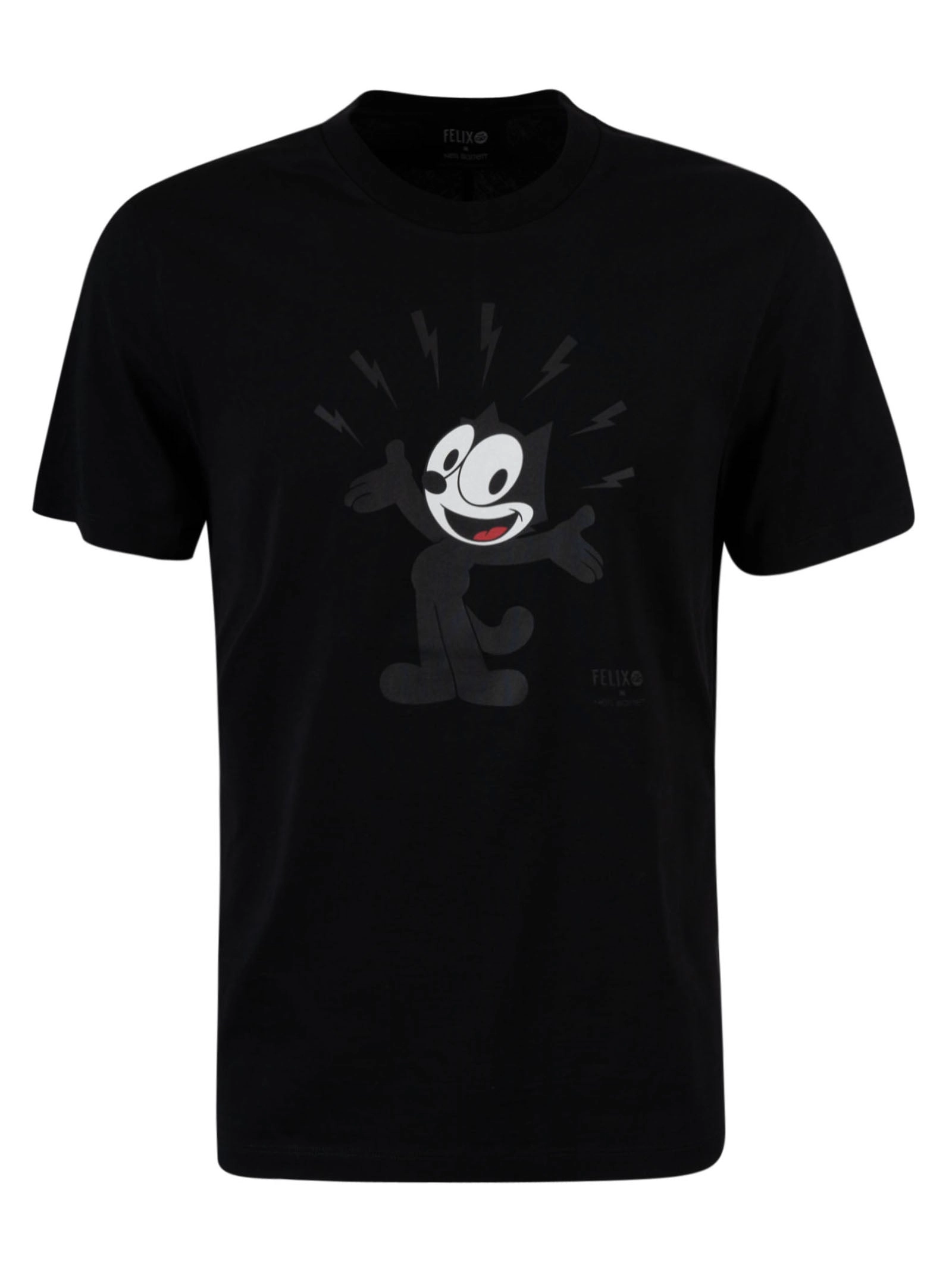 Neil Barrett x Felix the Cat Graphic Print Creneck T-Shirt