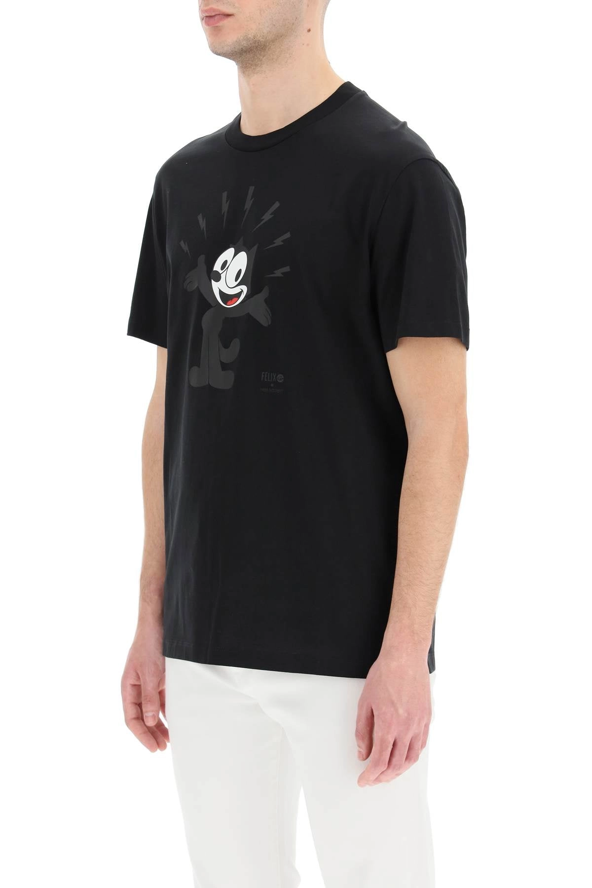 Neil Barrett x Felix the Cat Graphic Print Creneck T-Shirt