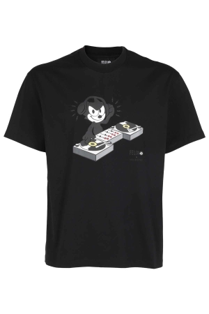 Neil Barrett X Felix The Cat Graphic Print Crewneck T-Shirt