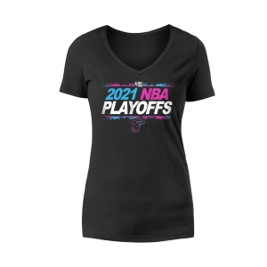 New Era 2021 HEAT Playoffs Women's Tee