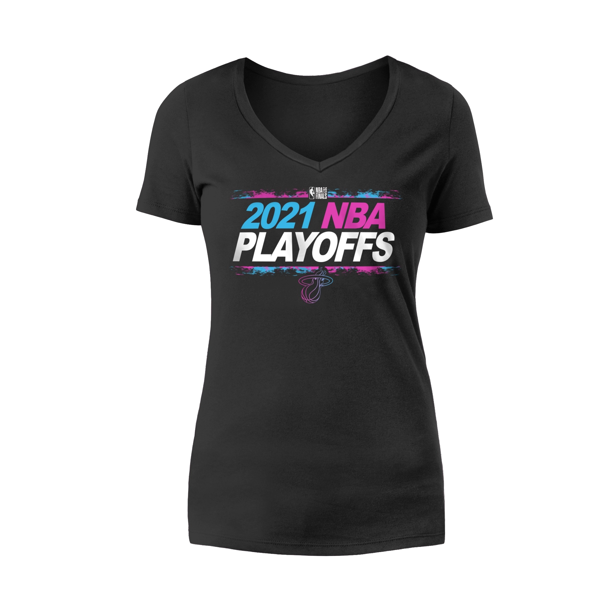 New Era 2021 HEAT Playoffs Women's Tee