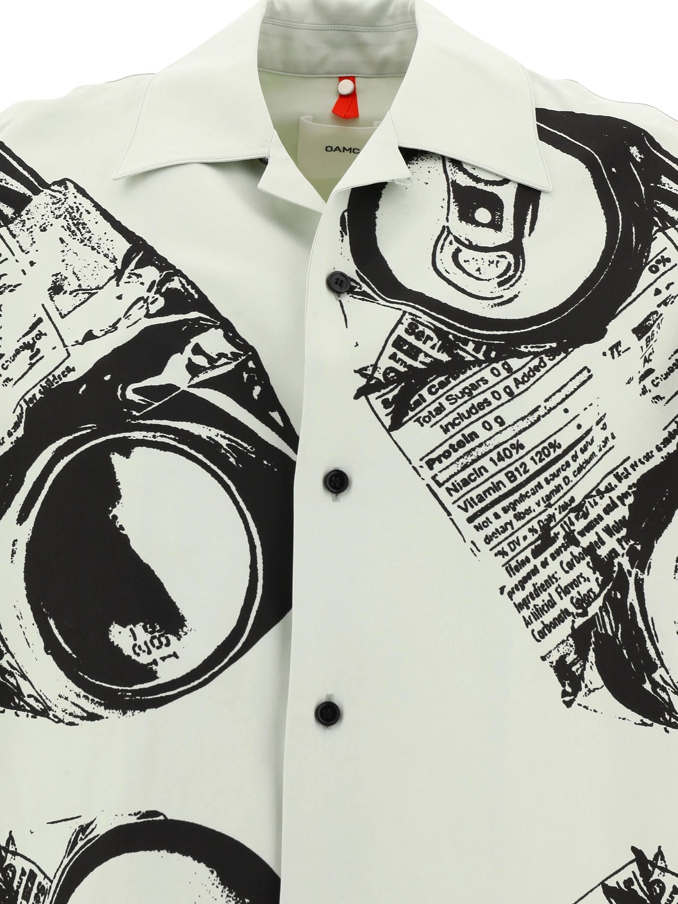 OAMC Graphic Printed Short Sleeved Shirt