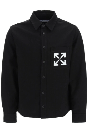 Off-White Single Arrow Long-Sleeved Denim Shirt