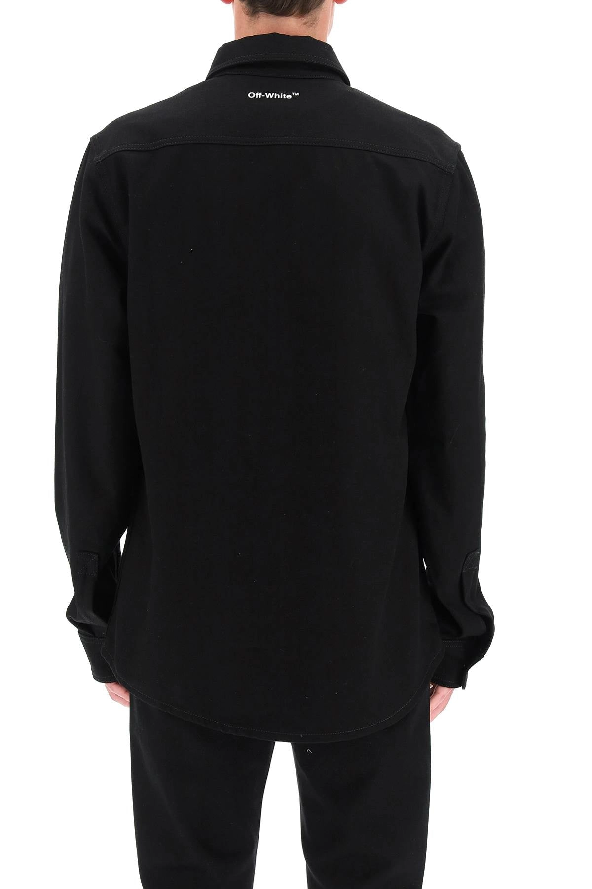 Off-White Single Arrow Long-Sleeved Denim Shirt