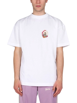 Palm Angels Graphic Printed Crewneck T-Shirt