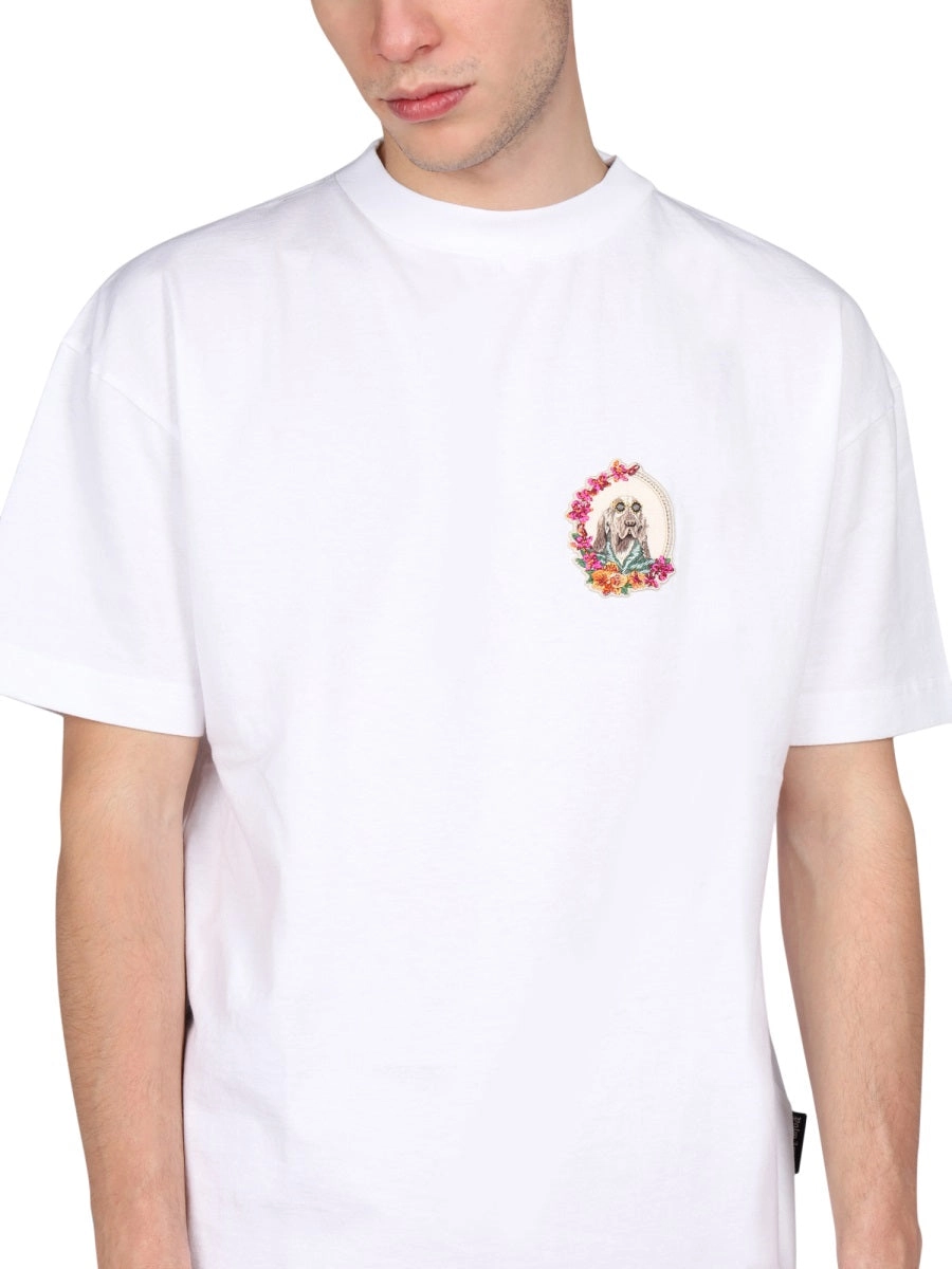 Palm Angels Graphic Printed Crewneck T-Shirt