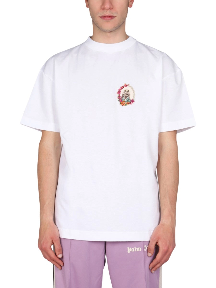 Palm Angels Graphic Printed Crewneck T-Shirt