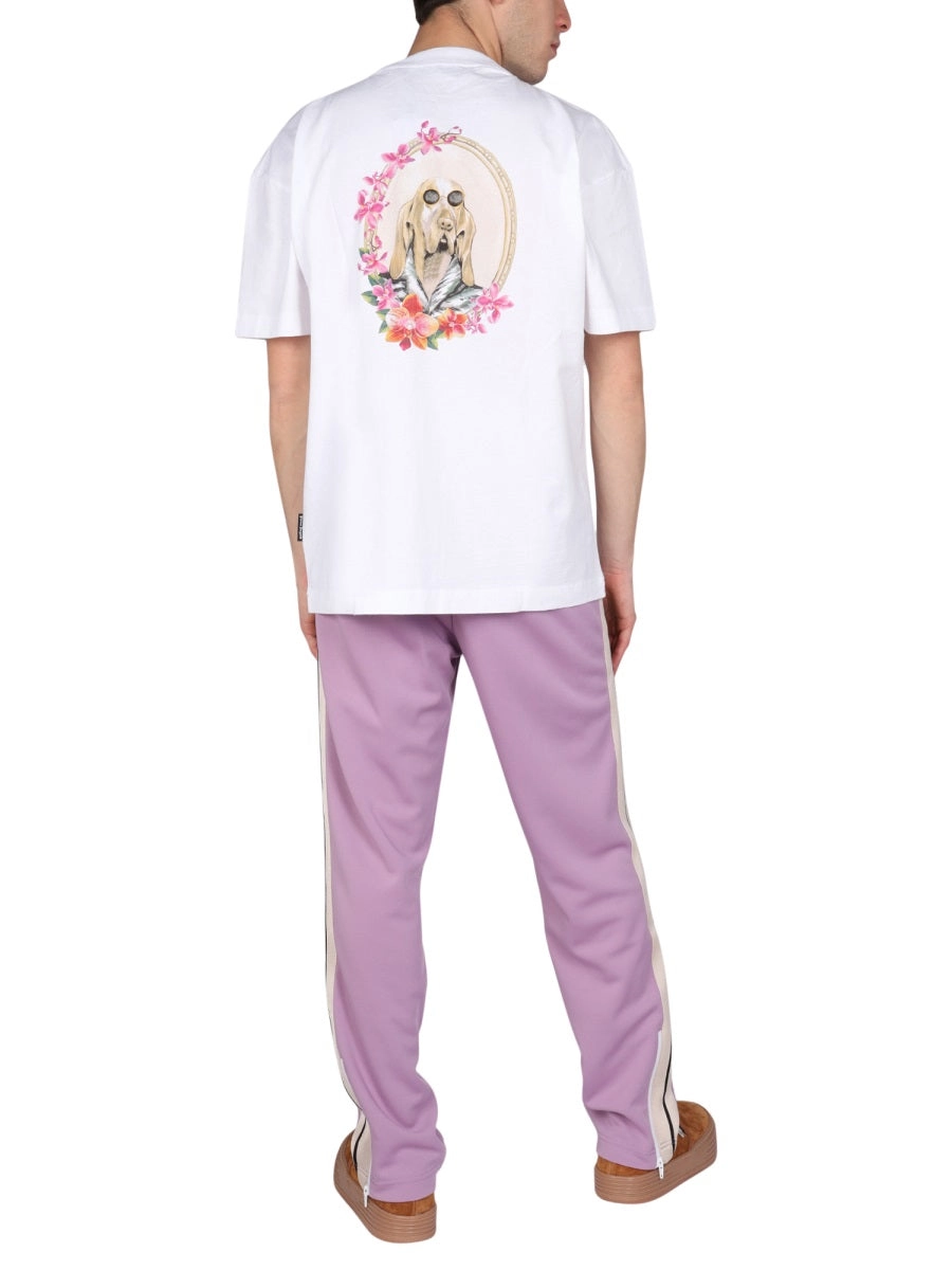 Palm Angels Graphic Printed Crewneck T-Shirt