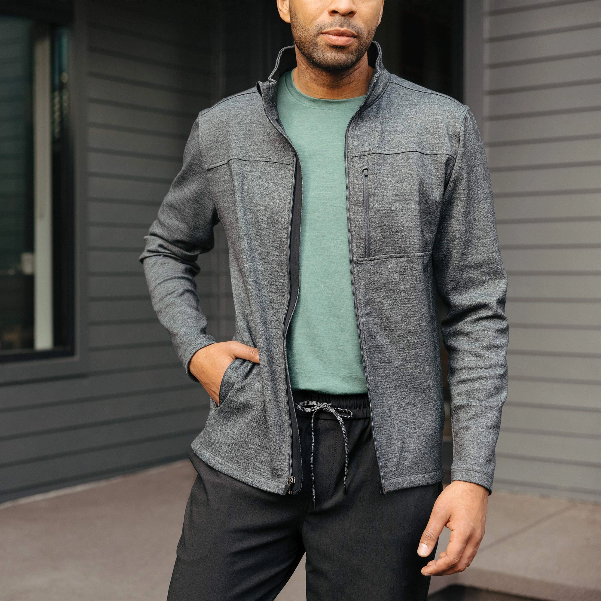 Ponte Full-Zip Jacket