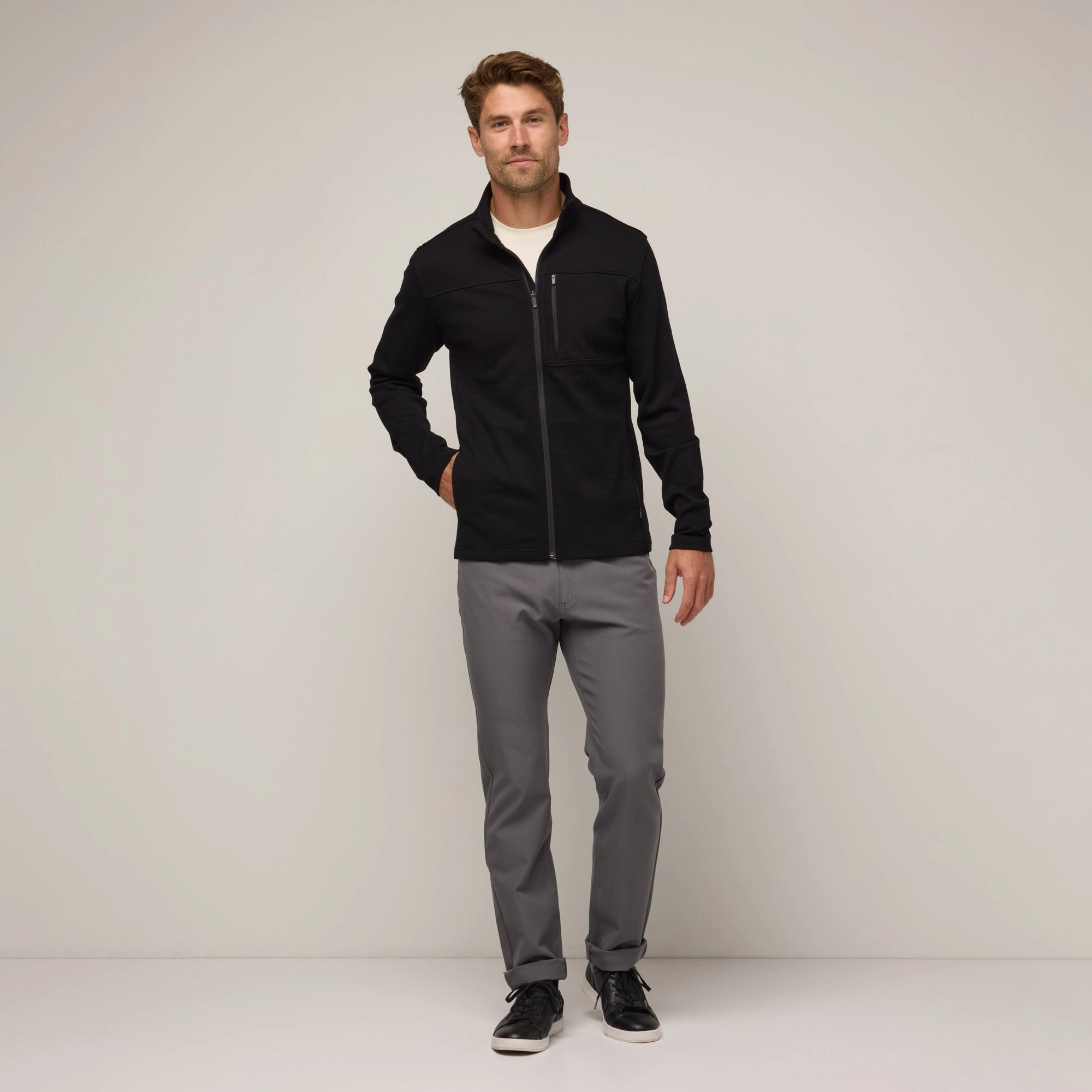 Ponte Full-Zip Jacket