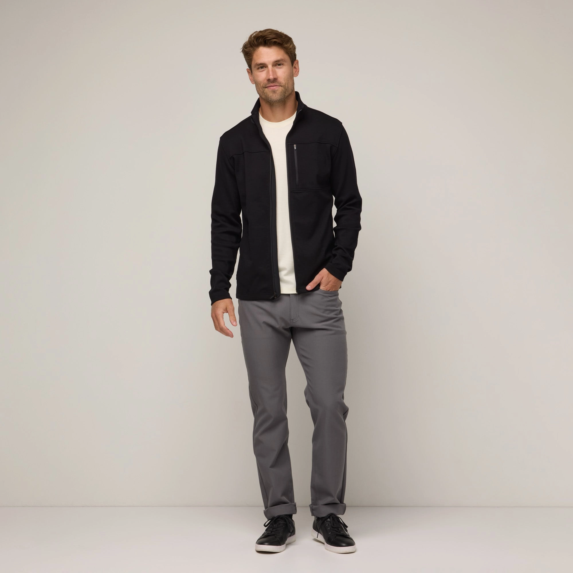 Ponte Full-Zip Jacket
