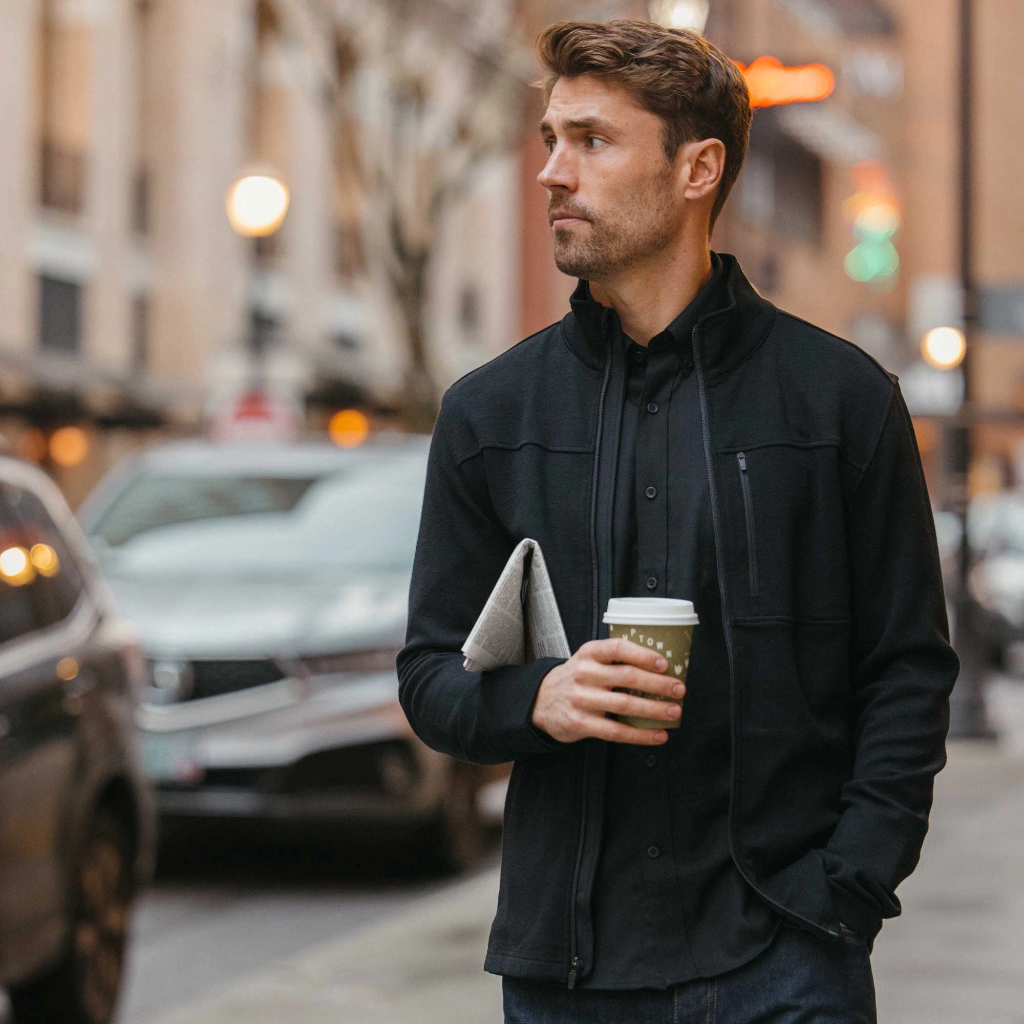 Ponte Full-Zip Jacket