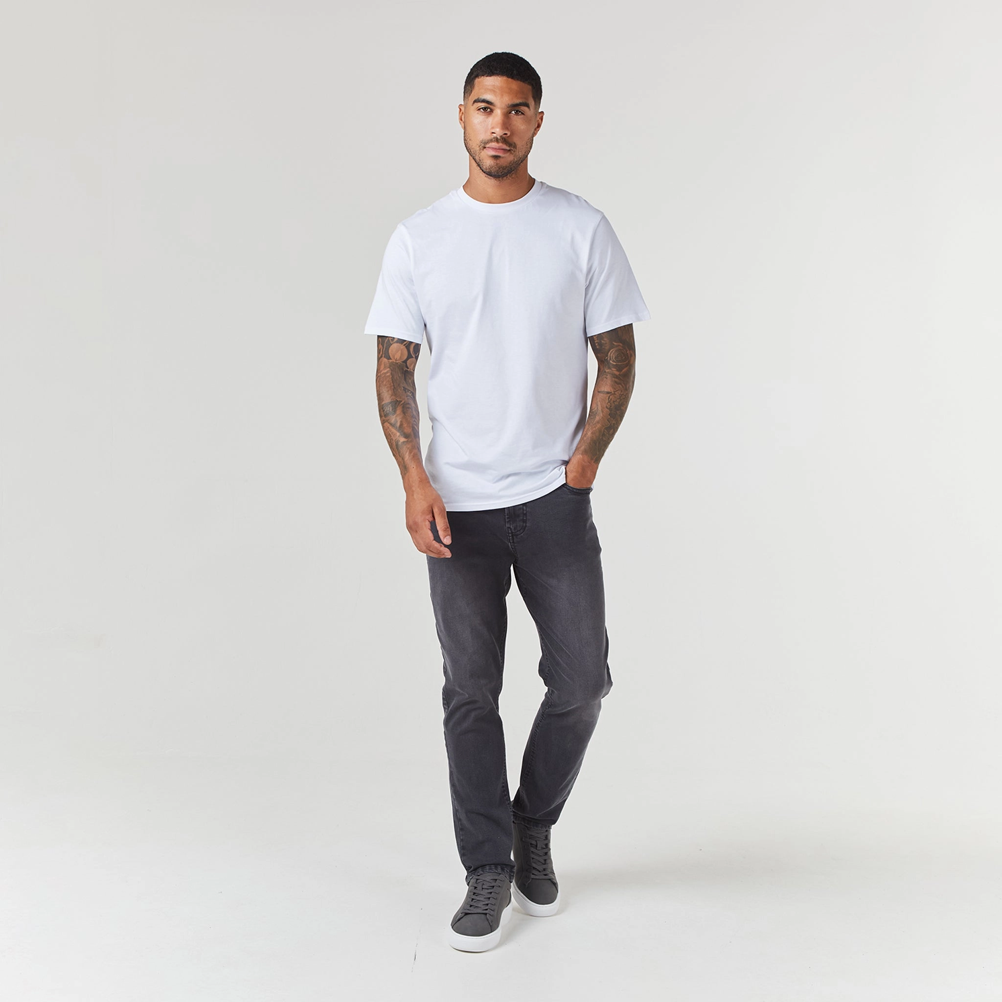 Regular Fit Denim Jean | Grey Wash