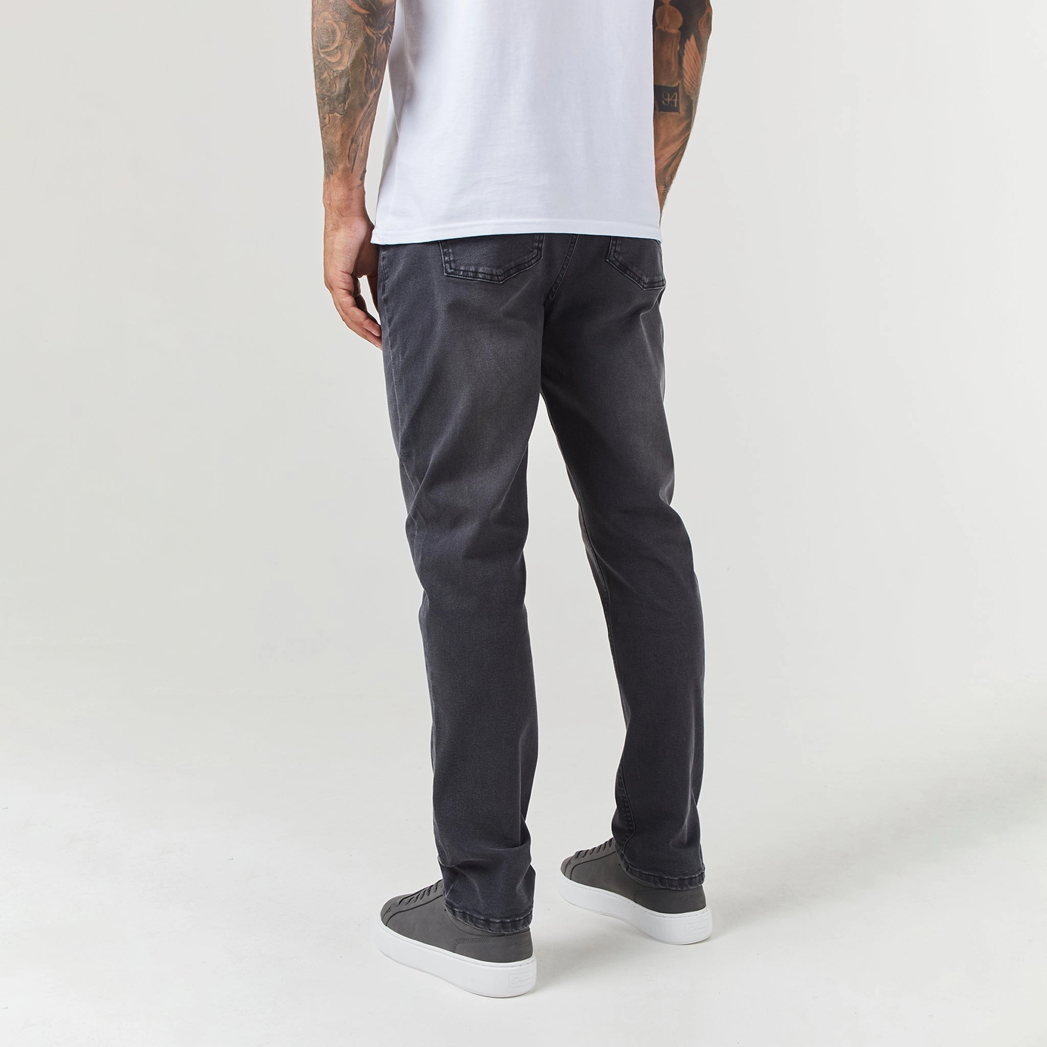 Regular Fit Denim Jean | Grey Wash