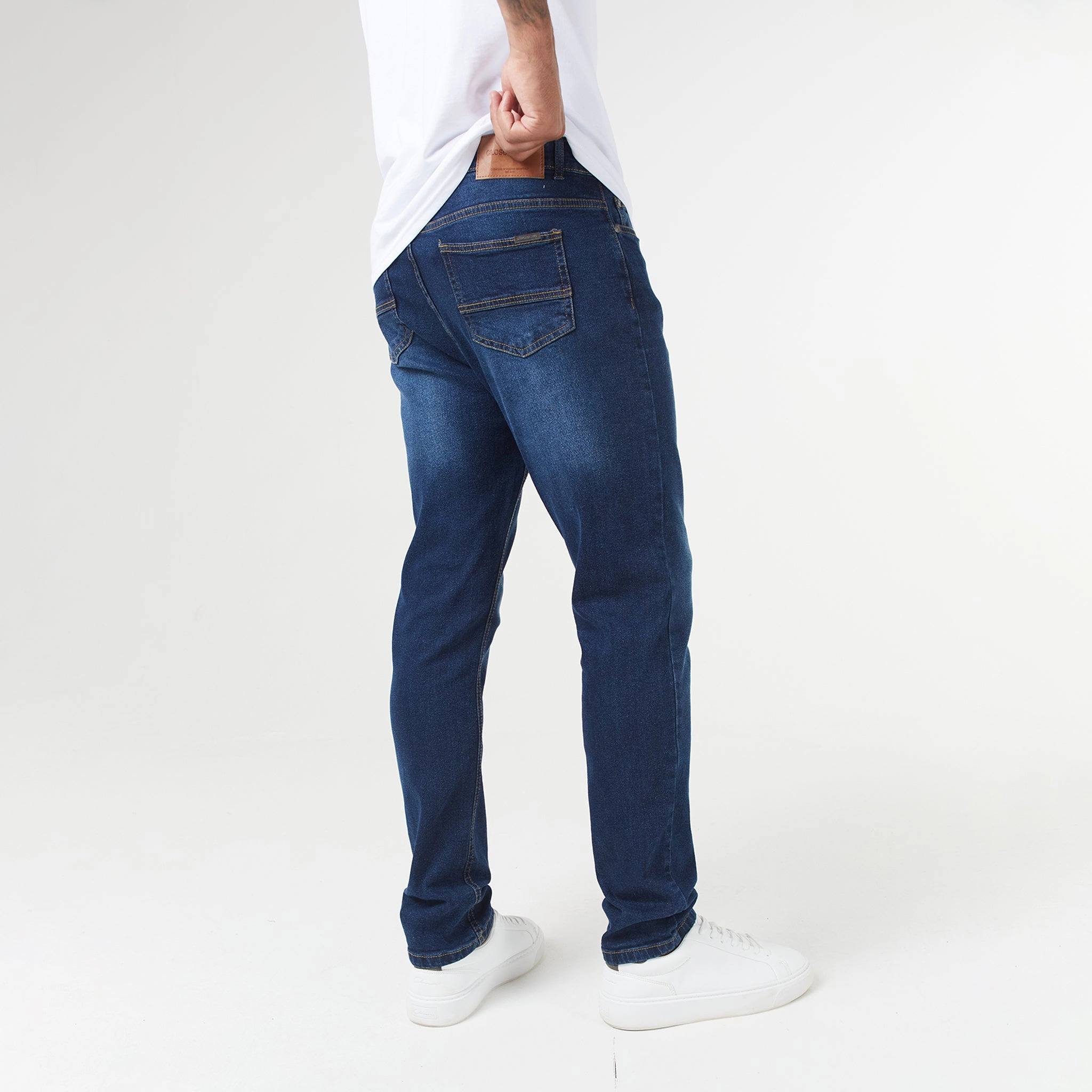 Regular Fit Denim Jean | Sand Blue Wash