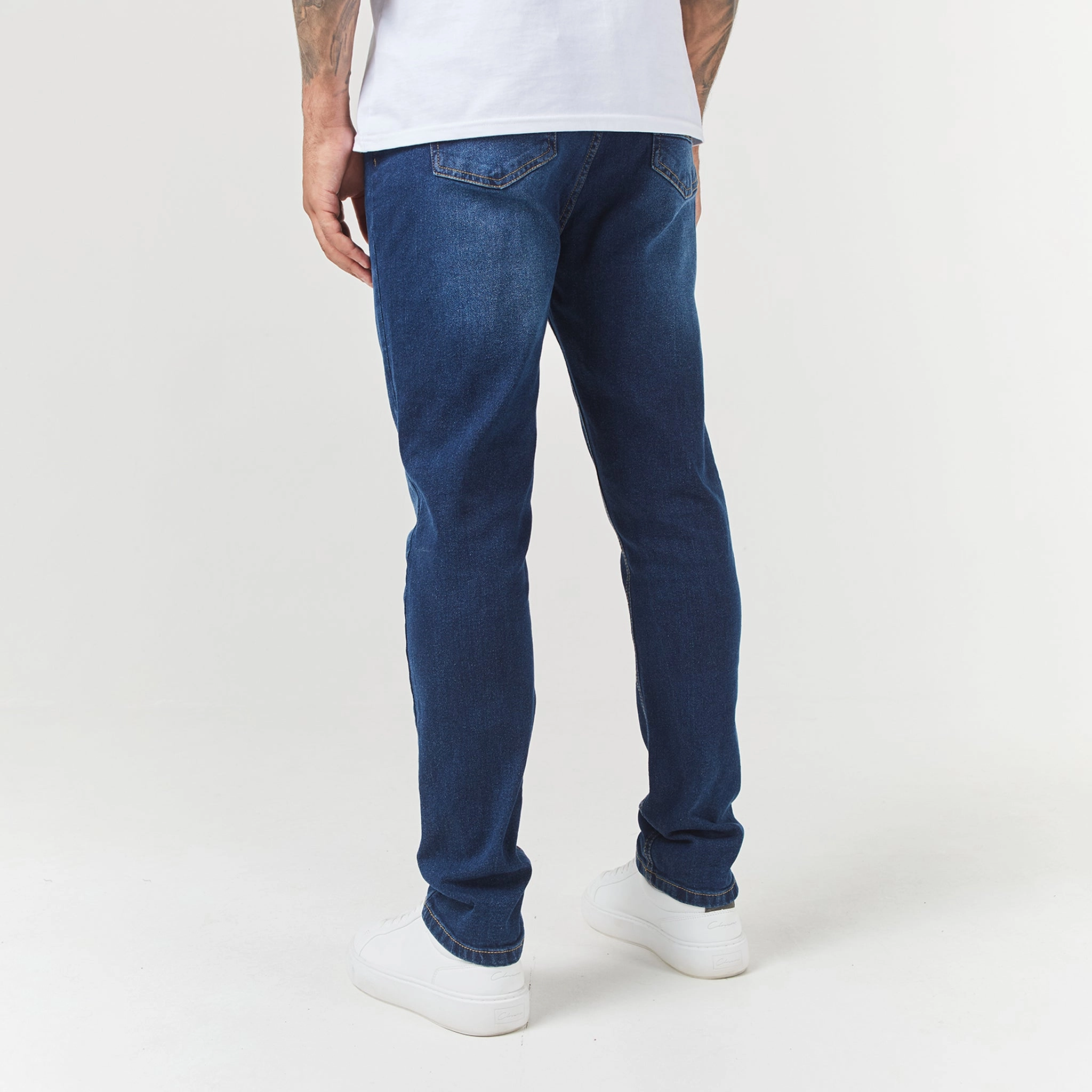 Regular Fit Denim Jean | Sand Blue Wash
