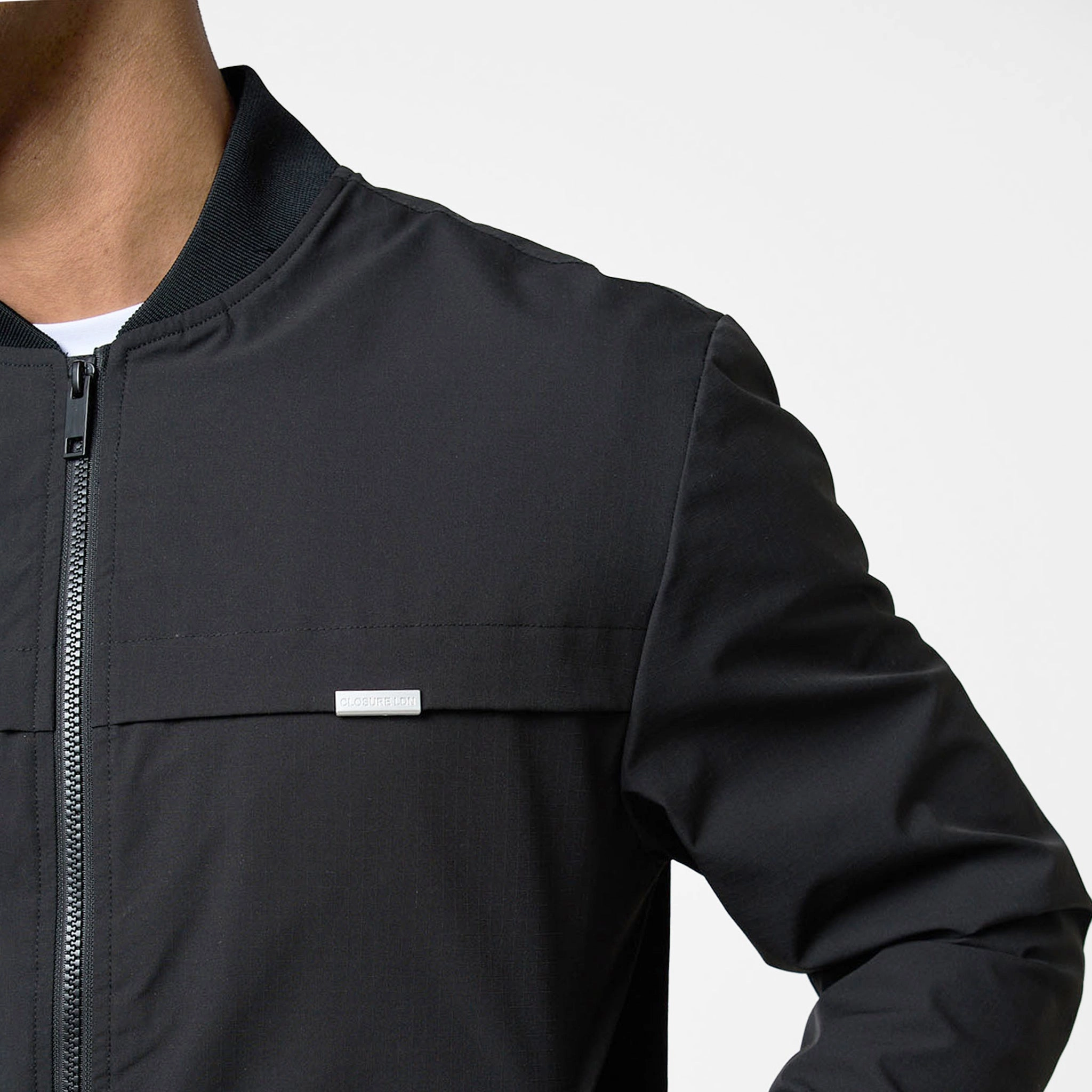 Ripstop Bomber Jacket | Black