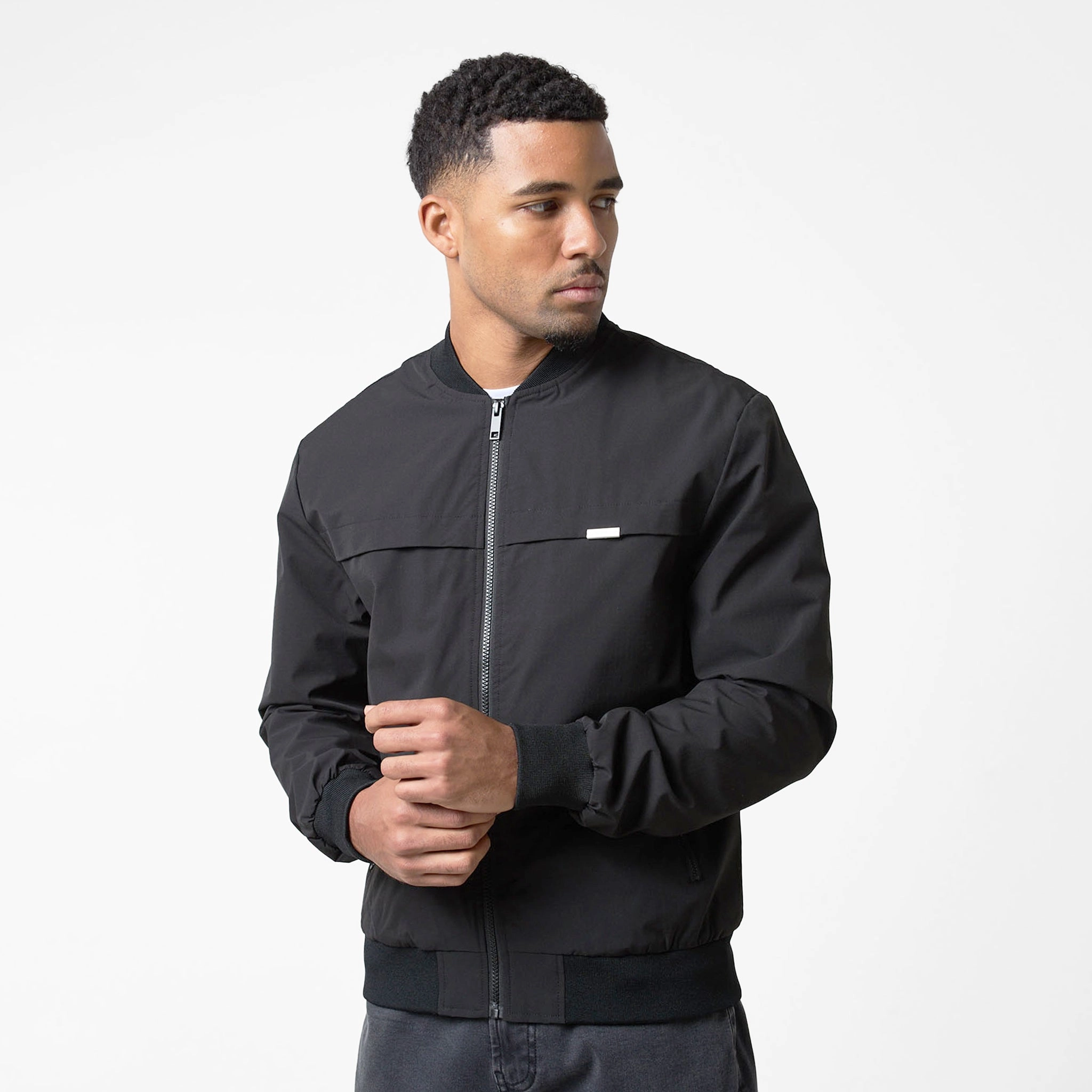 Ripstop Bomber Jacket | Black