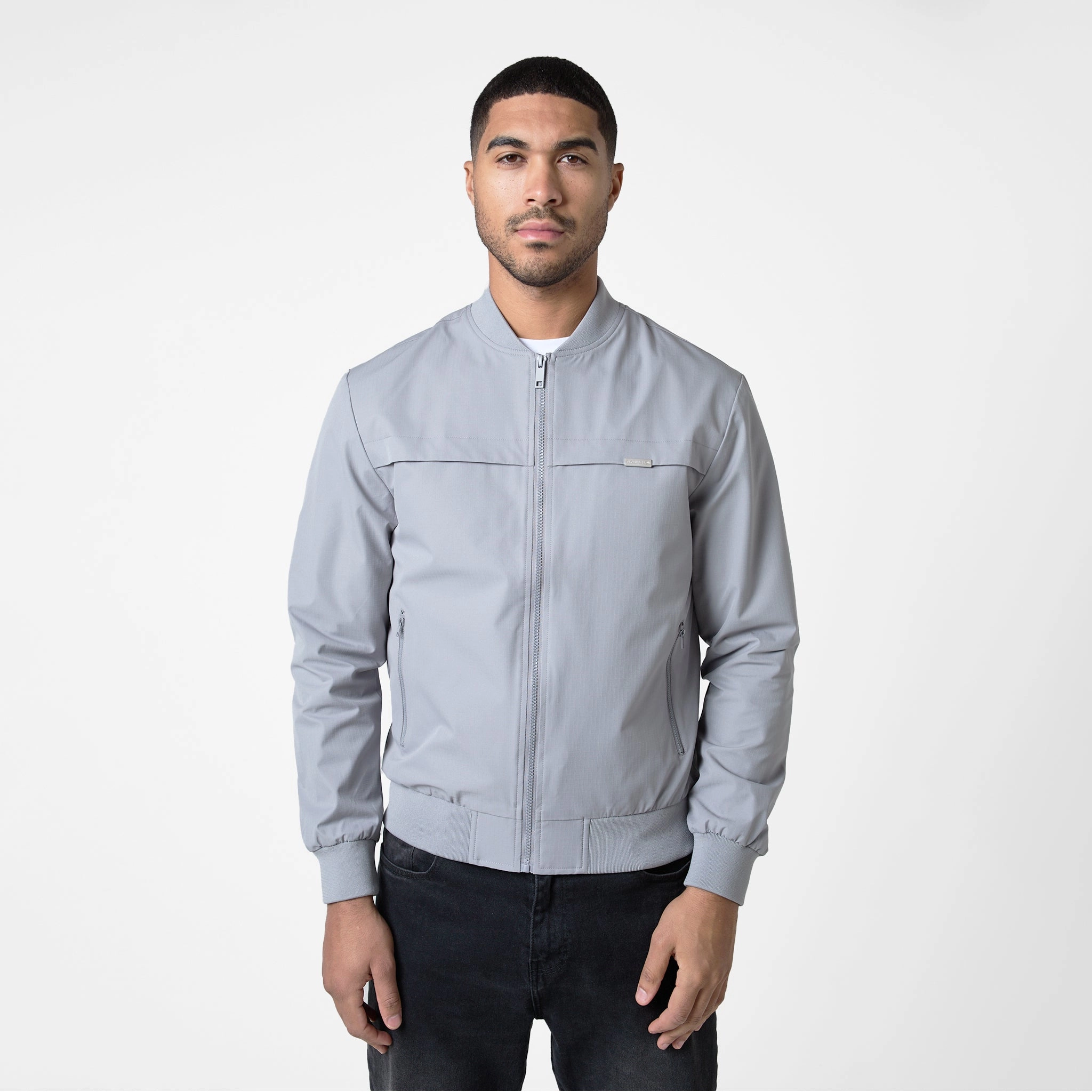 Ripstop Bomber Jacket | Frost Grey