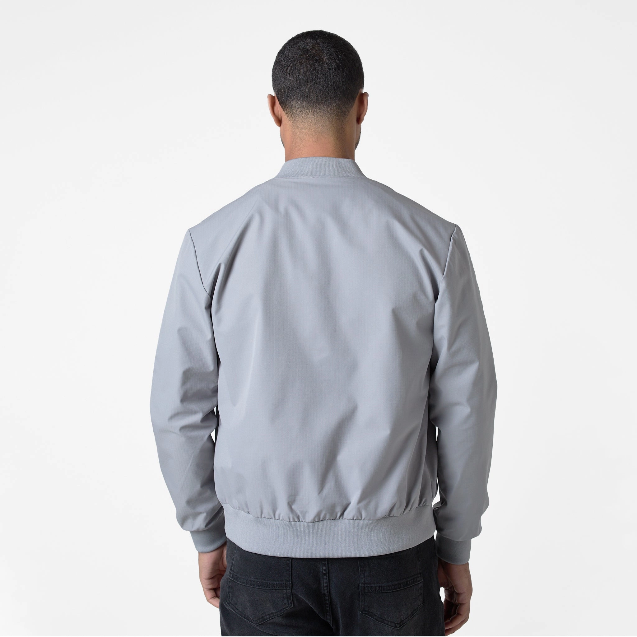 Ripstop Bomber Jacket | Frost Grey