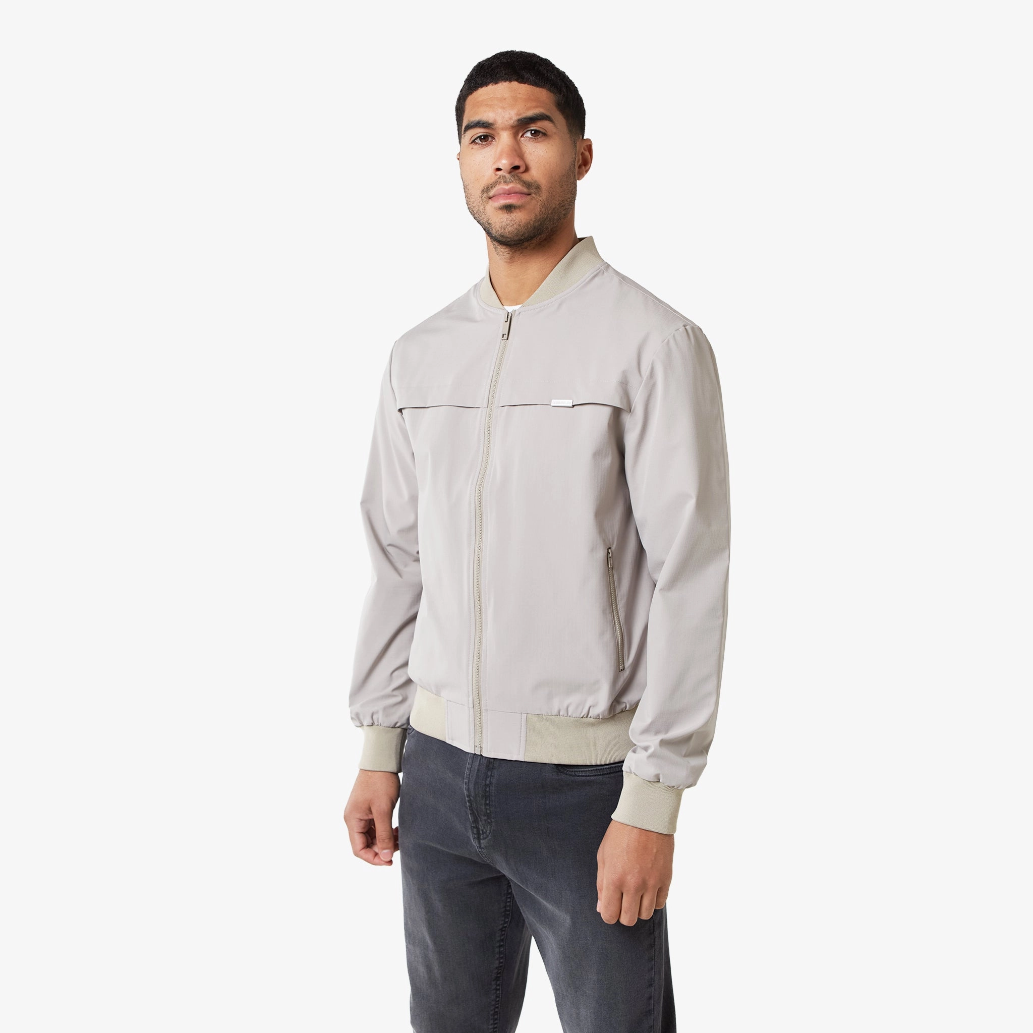 Ripstop Bomber Jacket | Stone