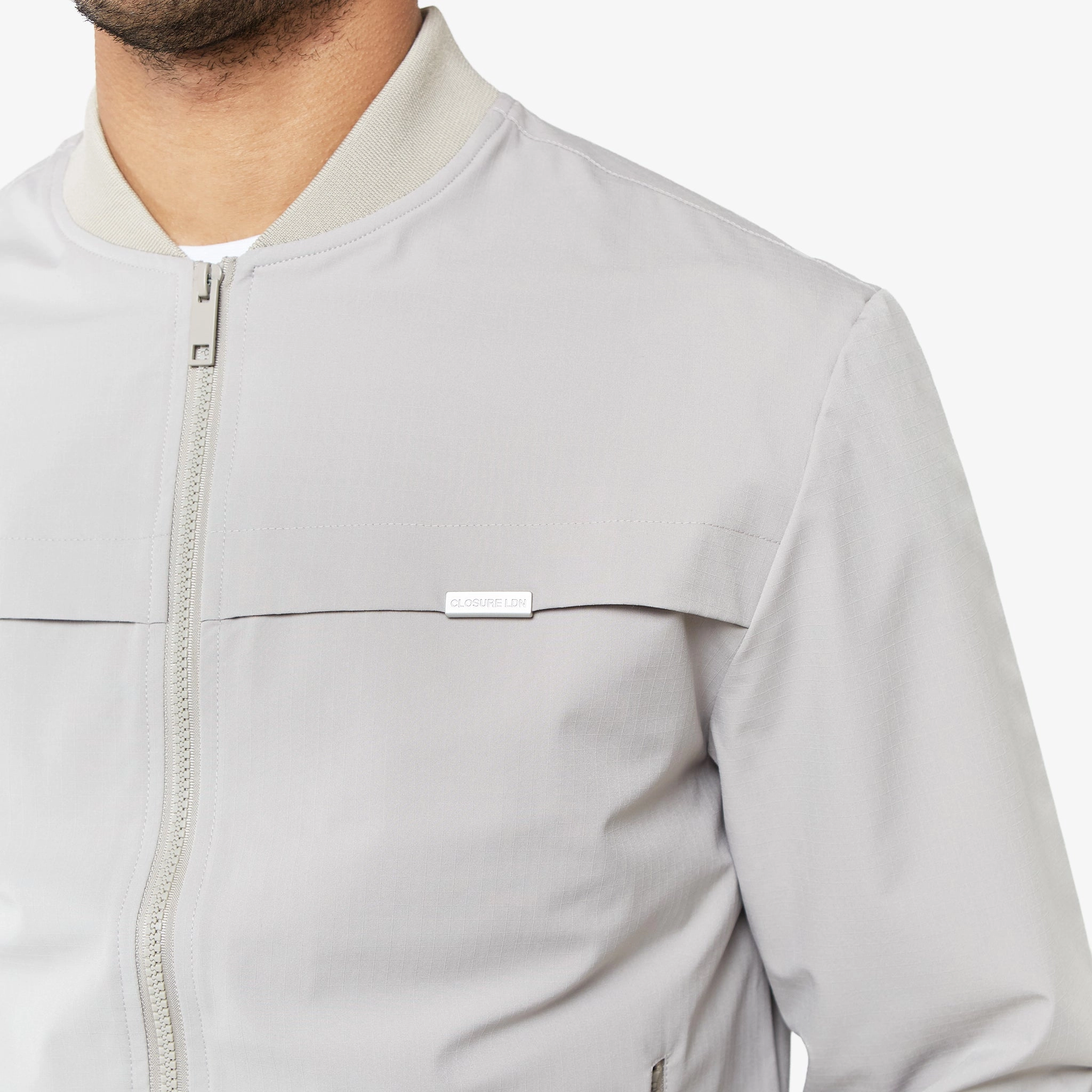 Ripstop Bomber Jacket | Stone